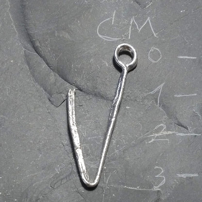 CIONDOLO PERSONALIZZATO in argento 925 con lettera - V