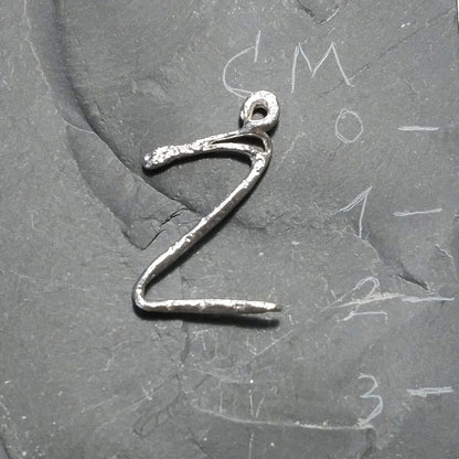CIONDOLO PERSONALIZZATO in argento 925 con lettera - Z