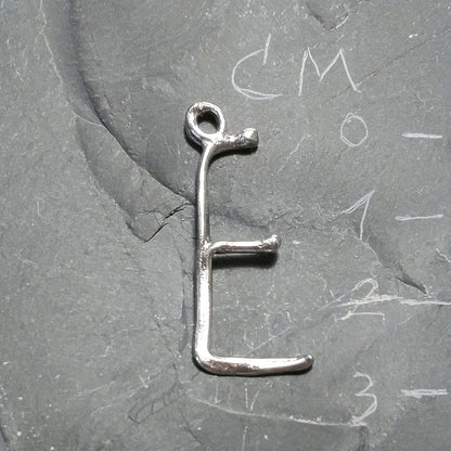CIONDOLO PERSONALIZZATO in argento 925 con lettera - E