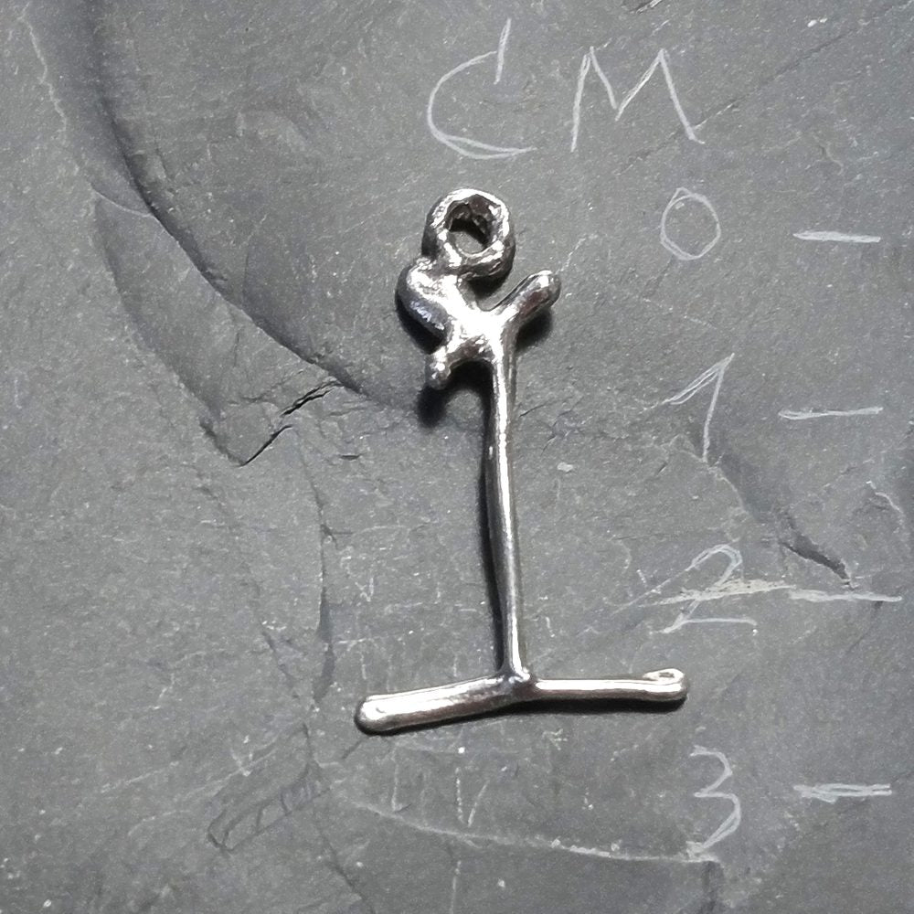 CIONDOLO PERSONALIZZATO in argento 925 con lettera - I