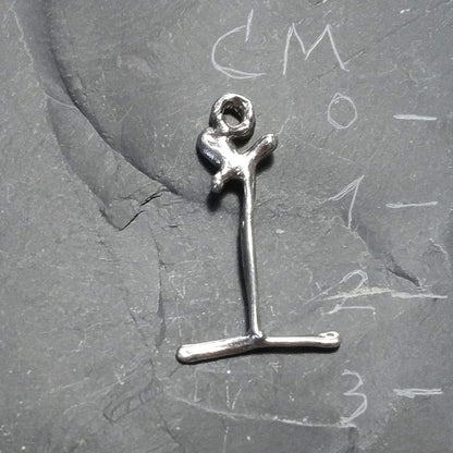 CIONDOLO PERSONALIZZATO in argento 925 con lettera - I