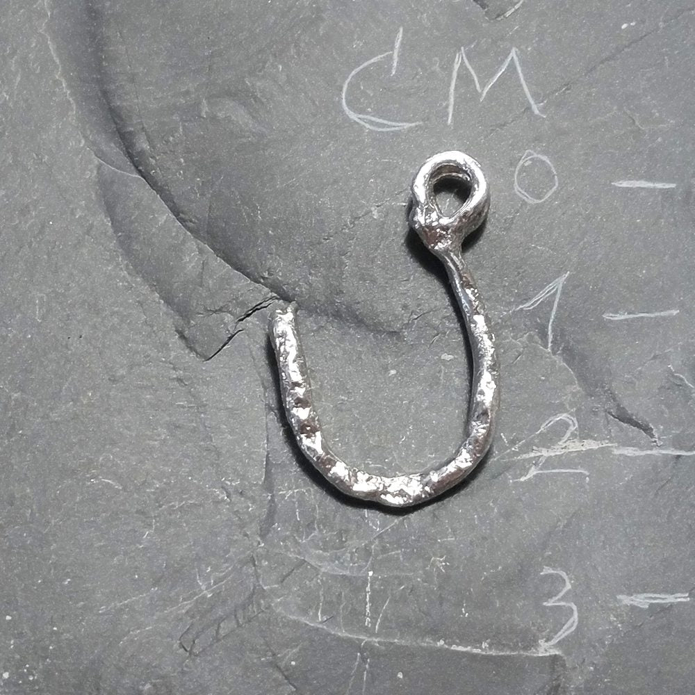 CIONDOLO PERSONALIZZATO in argento 925 con lettera - U