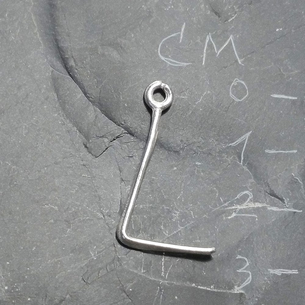 CIONDOLO PERSONALIZZATO in argento 925 con lettera - L