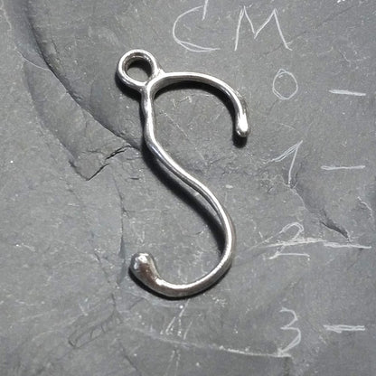 CIONDOLO PERSONALIZZATO in argento 925 con lettera - S