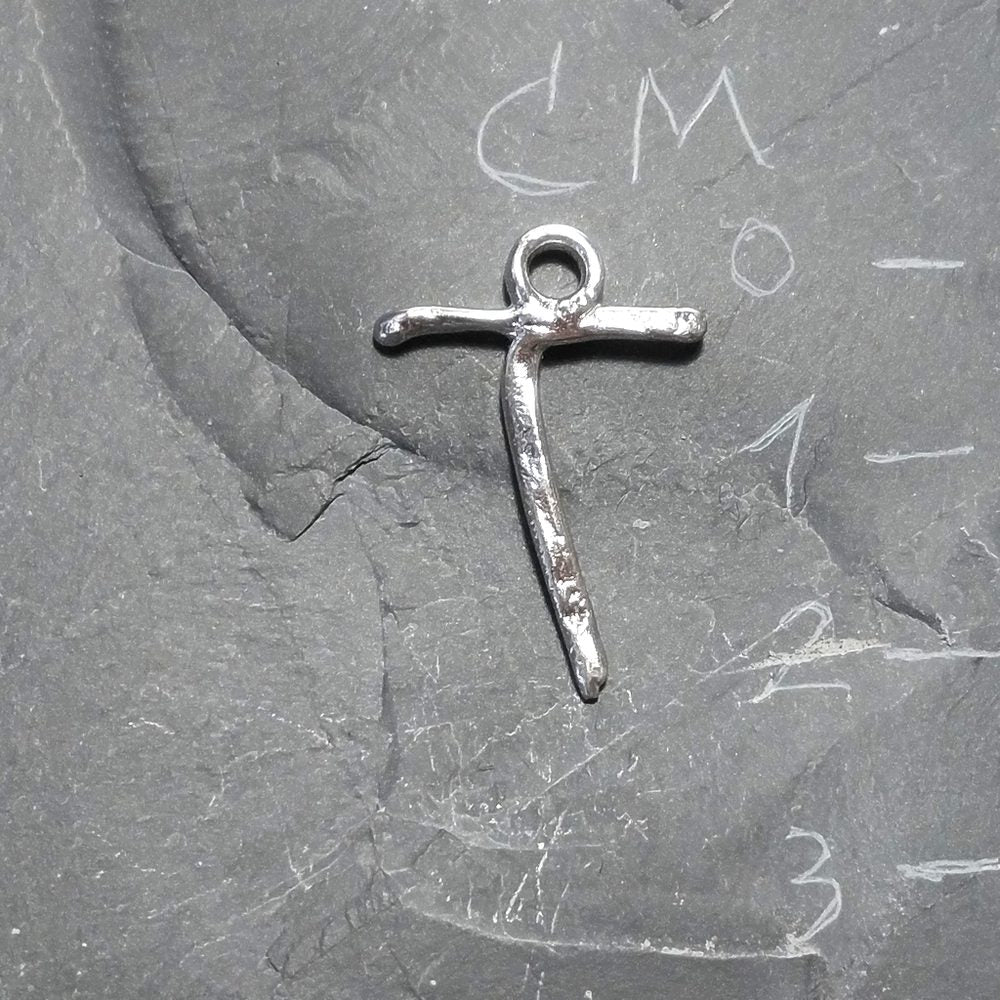CIONDOLO PERSONALIZZATO in argento 925 con lettera - T