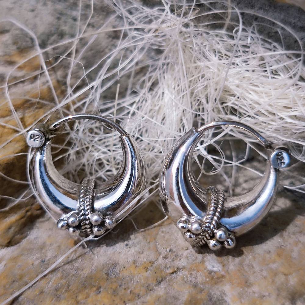 Orecchini Cerchio Argento 925 Unisex - 20mm Diametro, 3mm Spessore - Gioiello Lucido