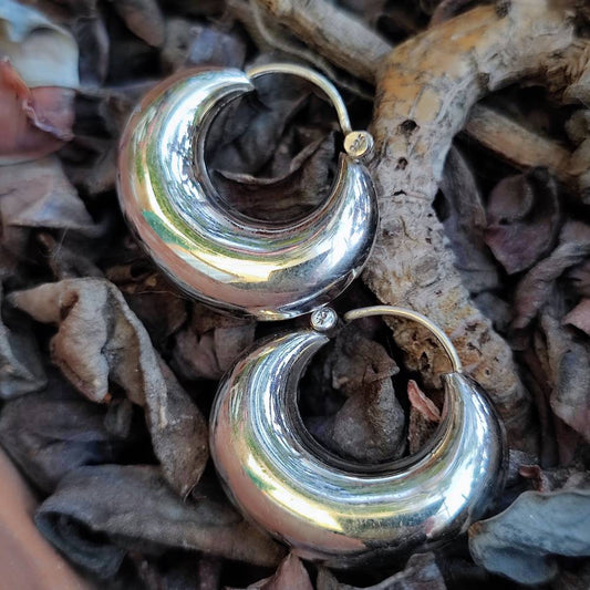 ORECCHINI a cerchio in argento 925 - NAGALUR