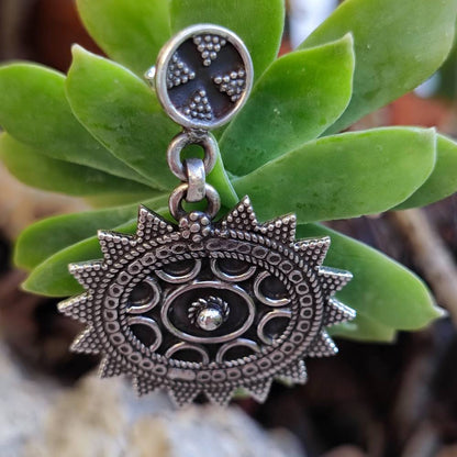 ORECCHINI etnici in argento 925 - KHORA