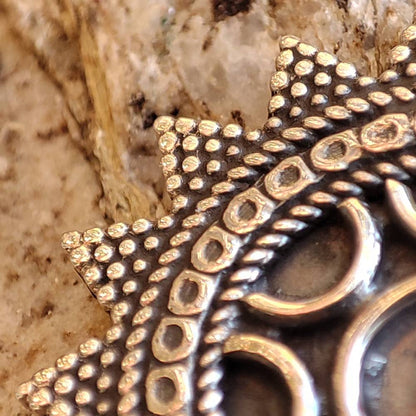 ORECCHINI etnici in argento 925 - KHORA