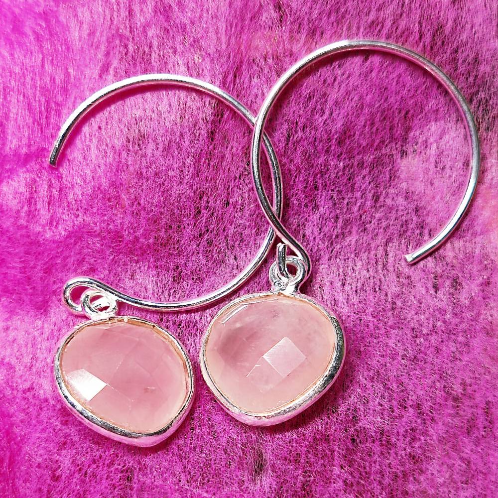 ORECCHINI etnici con pietra in argento 925 - ADALAJ