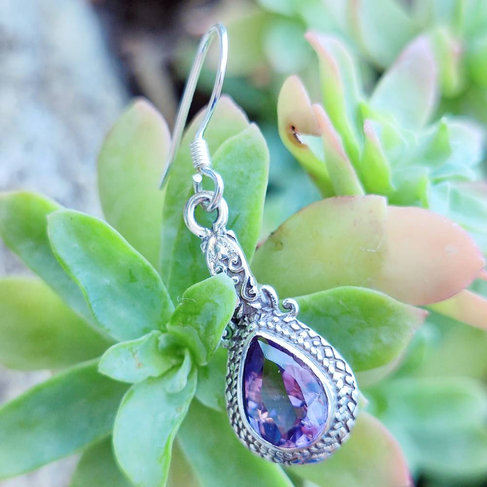 ORECCHINI con pietra in argento 925 - FULMAL