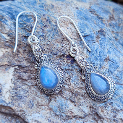 ORECCHINI con pietra in argento 925 - FULMAL