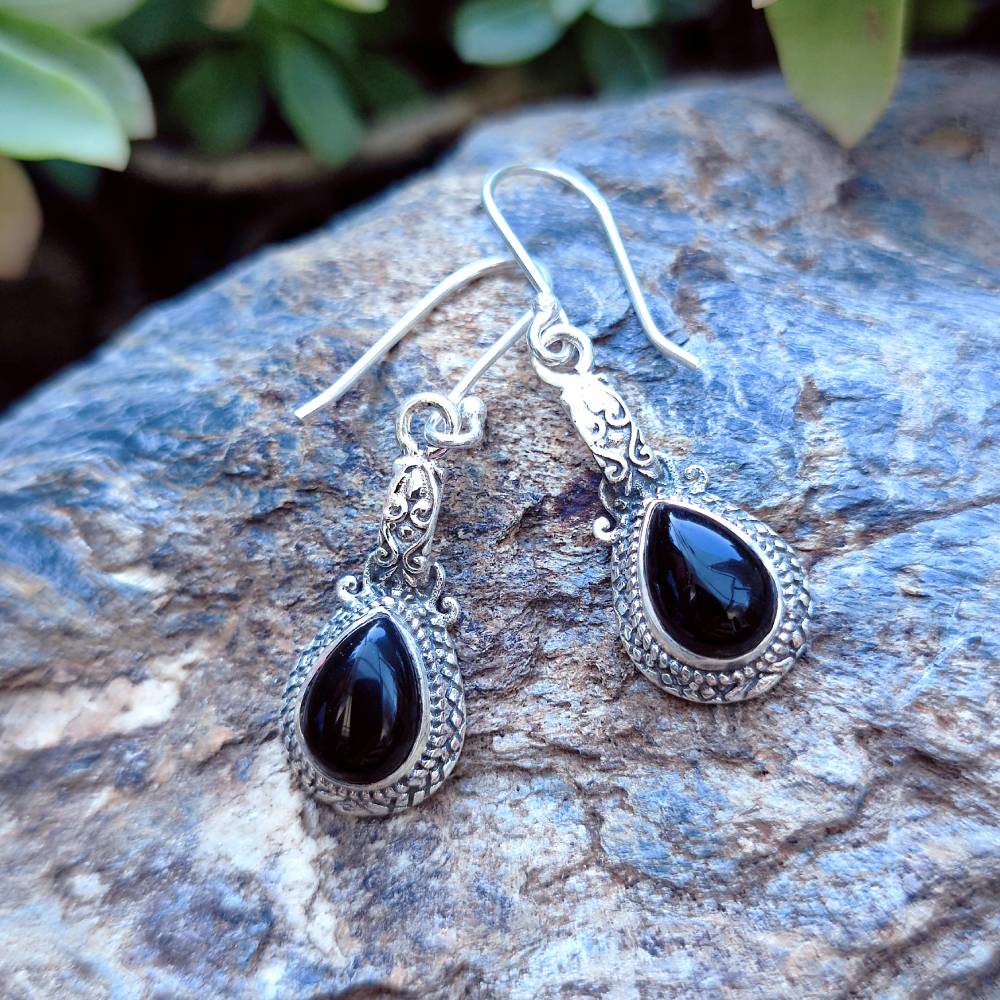 ORECCHINI con pietra in argento 925 - FULMAL