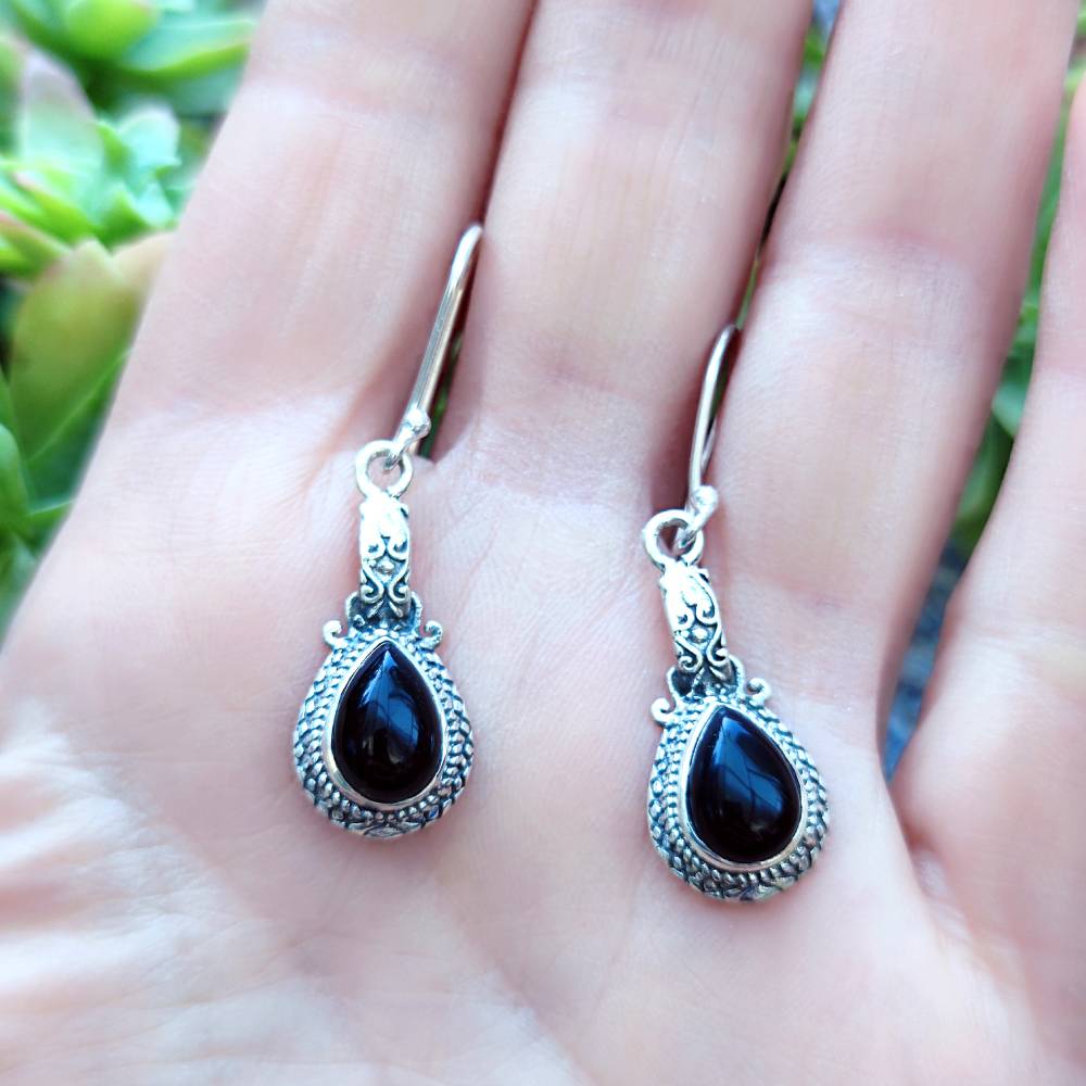 ORECCHINI con pietra in argento 925 - FULMAL