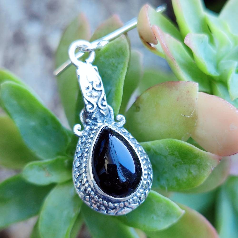 ORECCHINI con pietra in argento 925 - FULMAL