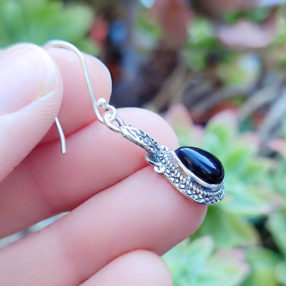 ORECCHINI con pietra in argento 925 - FULMAL