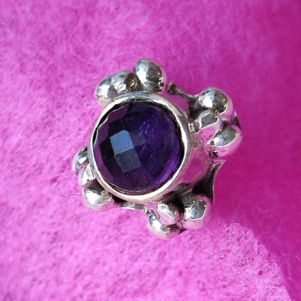 ORECCHINI etnici con pietra in argento 925 - JADAL