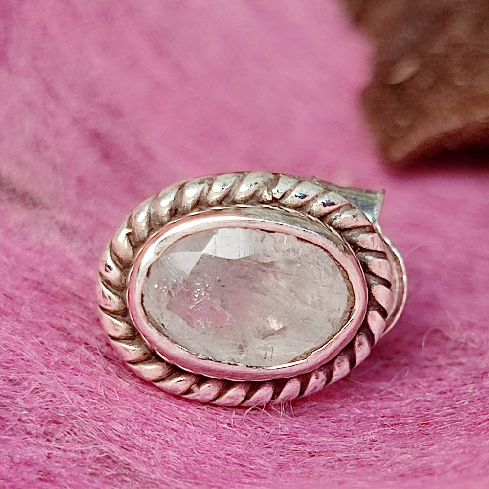 ORECCHINI etnici con pietra in argento 925 - PRANTIJ