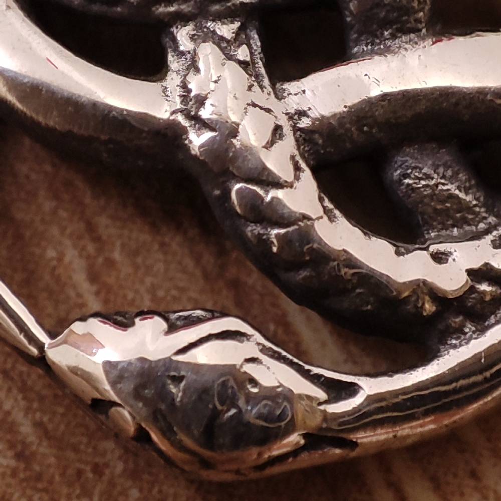 ORECCHINI con serpenti etnici in argento 925 - KUNTHAL