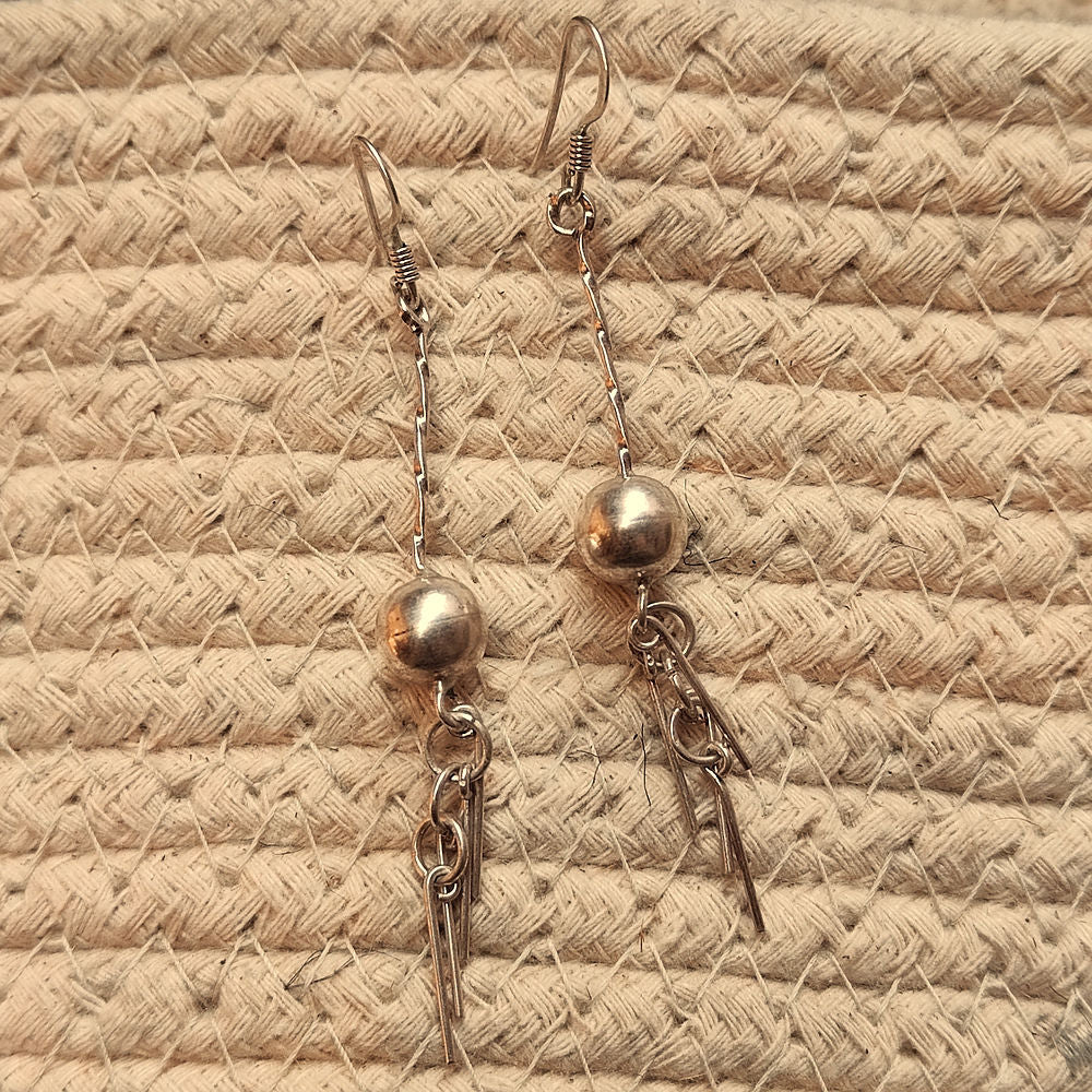 Orecchini con sfera argento - LILLIT