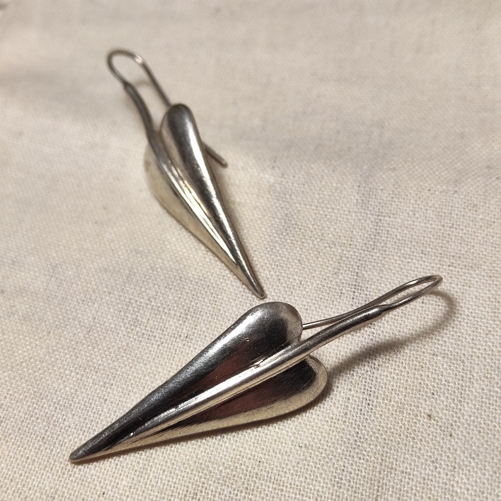 ORECCHINI satinati argento 925 - DIL