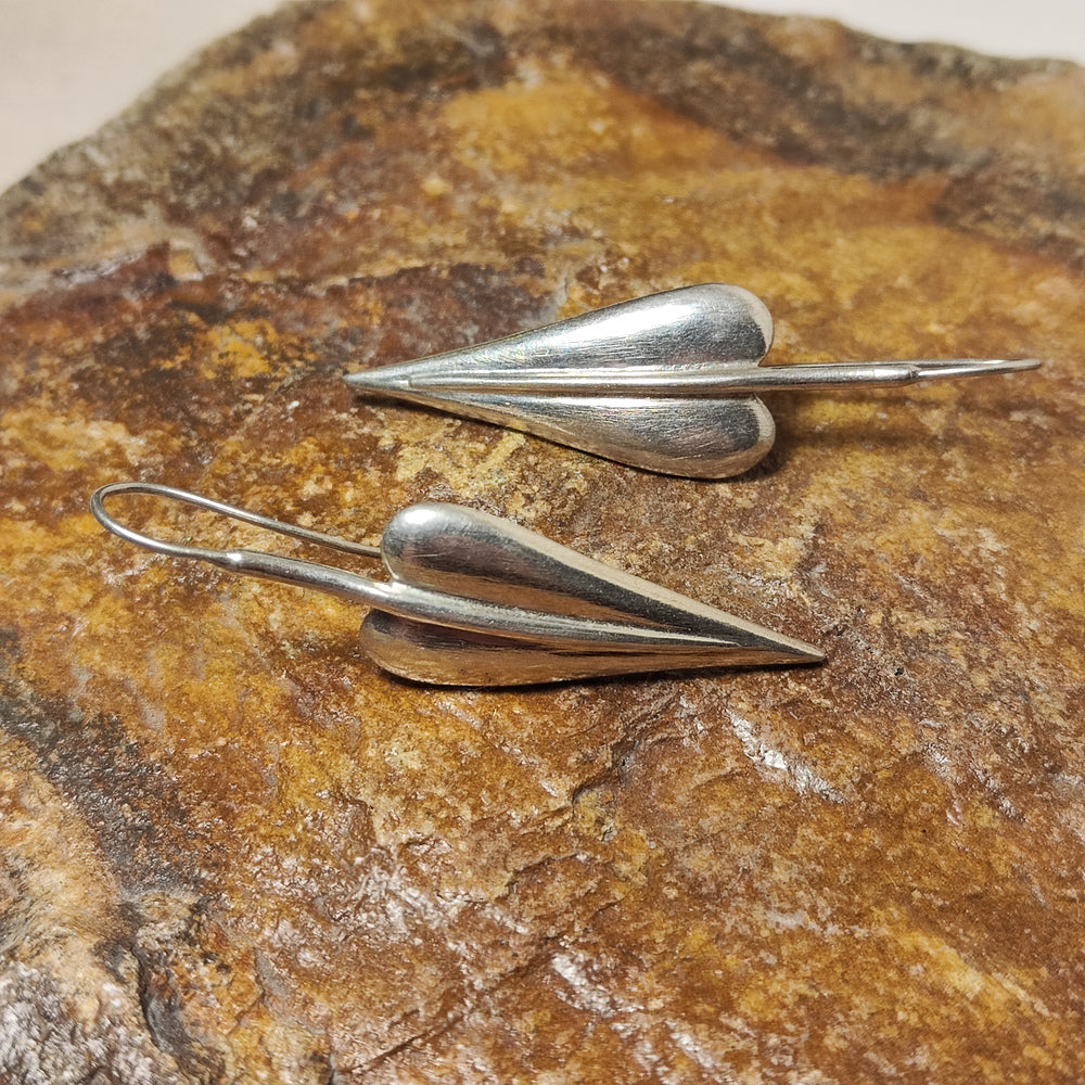 ORECCHINI satinati argento 925 - DIL