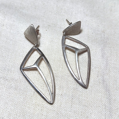 ORECCHINI satinati argento 925 - LEISURE