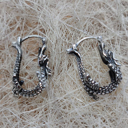 ORECCHINI etnici drago in argento 925 - GHUNA