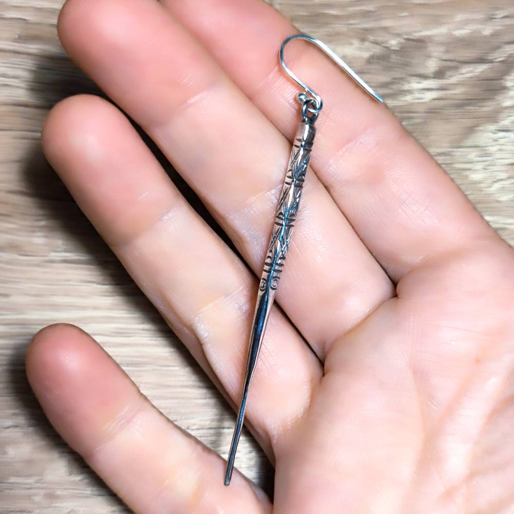 ORECCHINI etnici in argento 925 - HUMA