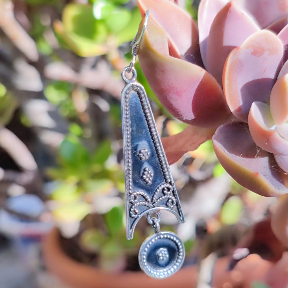 ORECCHINI etnici in argento 925 - LAWAN