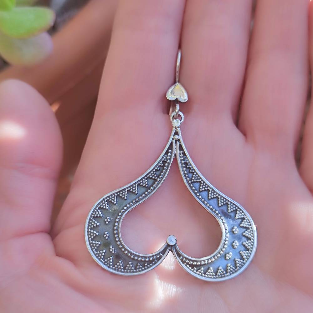 ORECCHINI etnici in argento 925 - MOHADI