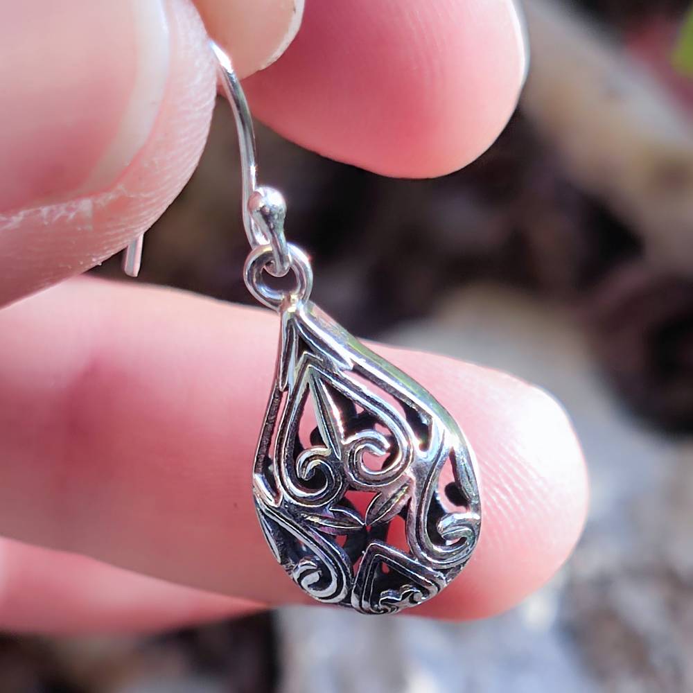 ORECCHINI etnici in argento 925 - PURA