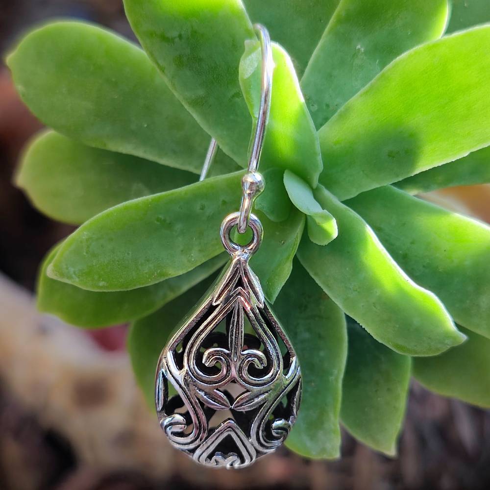 ORECCHINI etnici in argento 925 - PURA