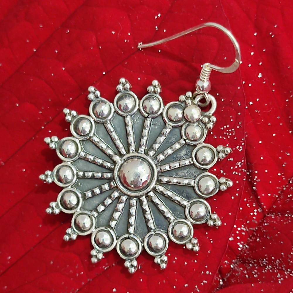 ORECCHINI etnici in argento 925 - SARBE