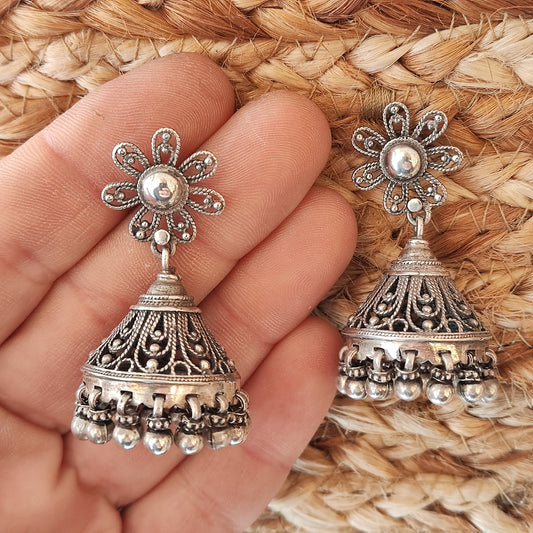ORECCHINI indiani etnici IDAI in argento 925