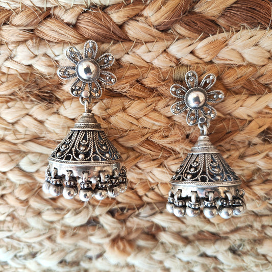 ORECCHINI indiani etnici IDAI in argento 925