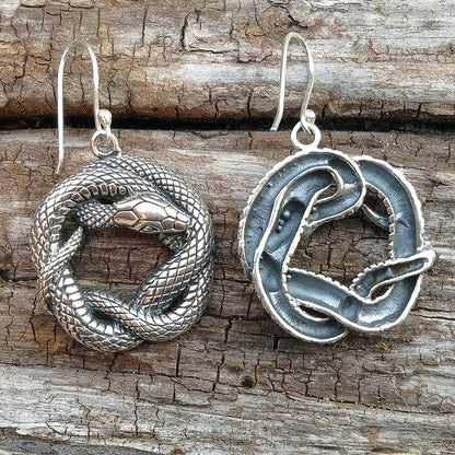 ORECCHINI a SERPENTE in argento 925 - NEST
