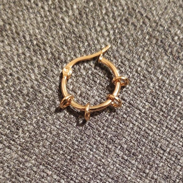 ORECCHINI in acciaio 316 L - EASYRING