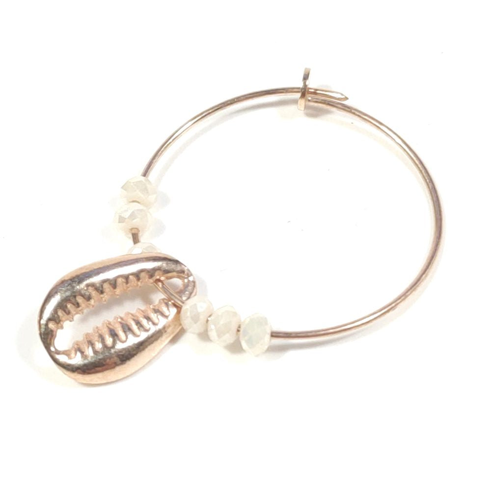 ORECCHINI Argento 925 dorato rosa - Conchiglia – immagine5