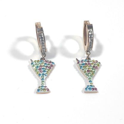 ORECCHINI acciaio 316 L Chirurgico - Cocktail – immagine5