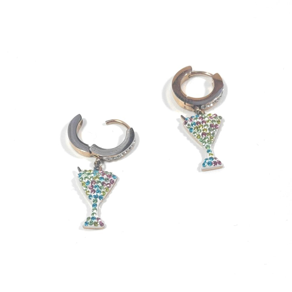 ORECCHINI acciaio 316 L Chirurgico - Cocktail – immagine4