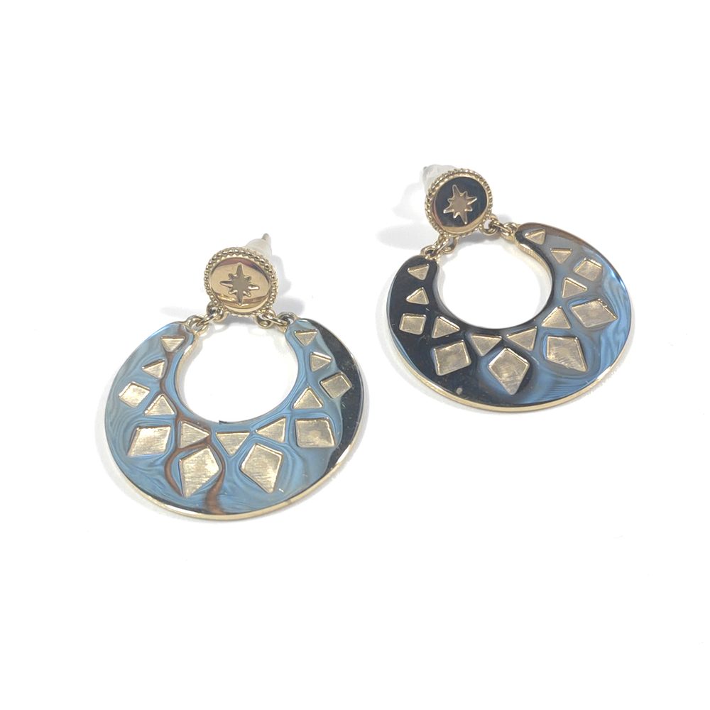 ORECCHINI Argento 925 dorato - Cerchio – immagine3