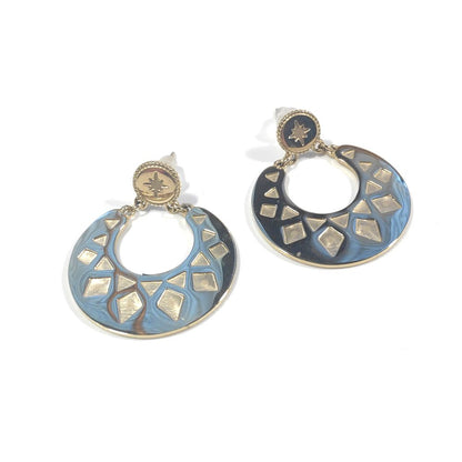 ORECCHINI Argento 925 dorato - Cerchio – immagine3