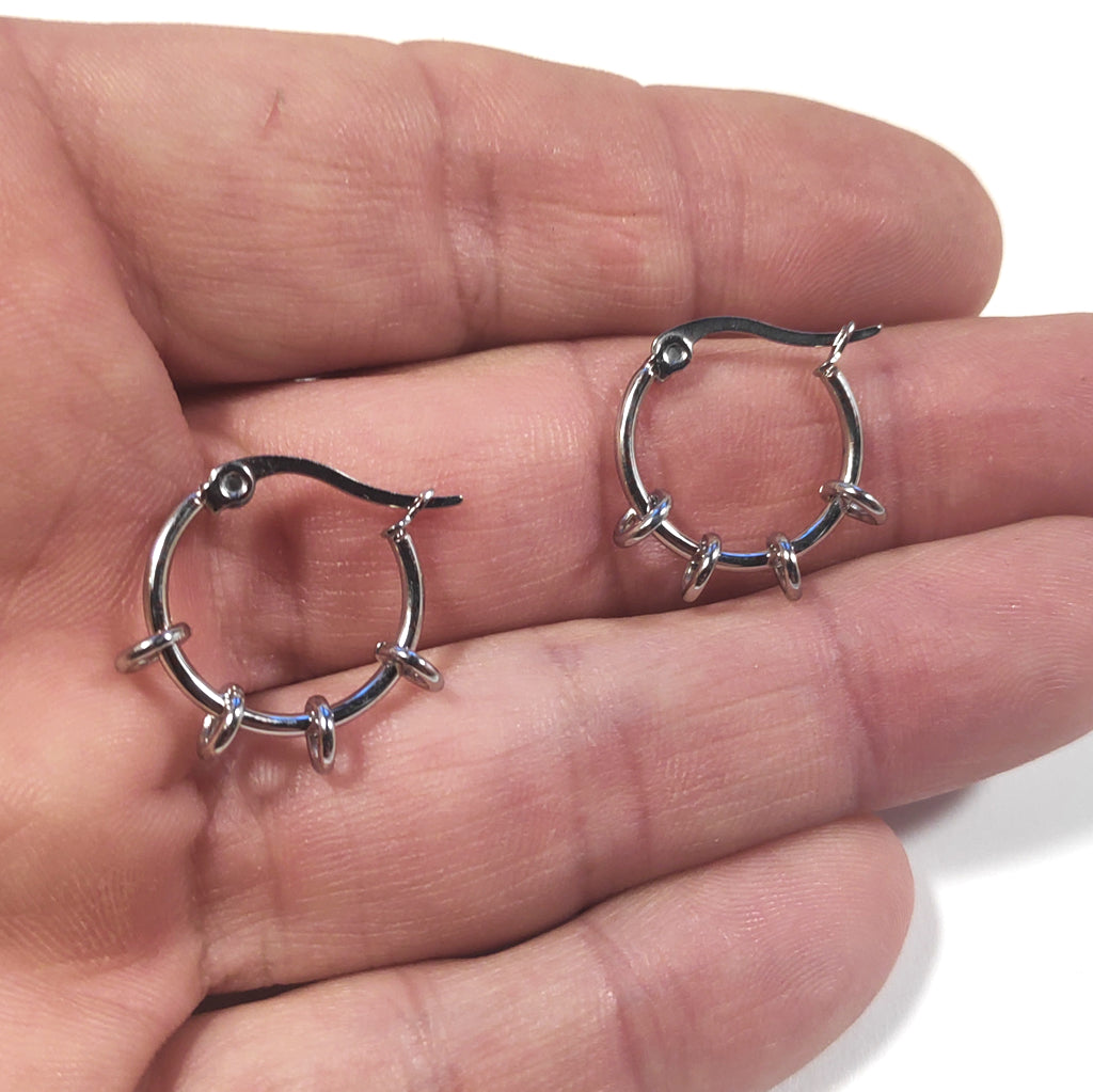 ORECCHINI in acciaio 316 L - EASYRING