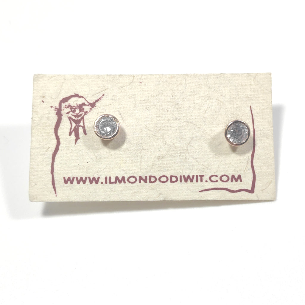 ORECCHINIArgento 925 dorato rosaORECCHINIZircone | Punto Luce