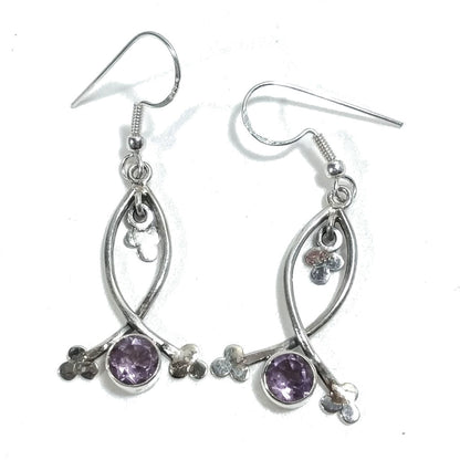 ORECCHINI Argento 925 artigianali con pietra - HOLLY