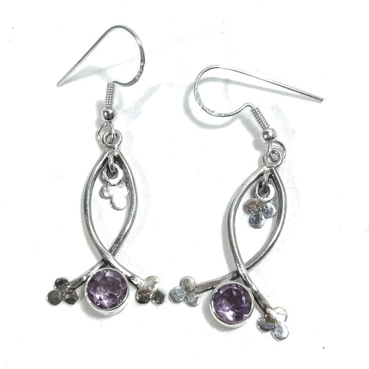 ORECCHINI Argento 925 artigianali con pietra - HOLLY