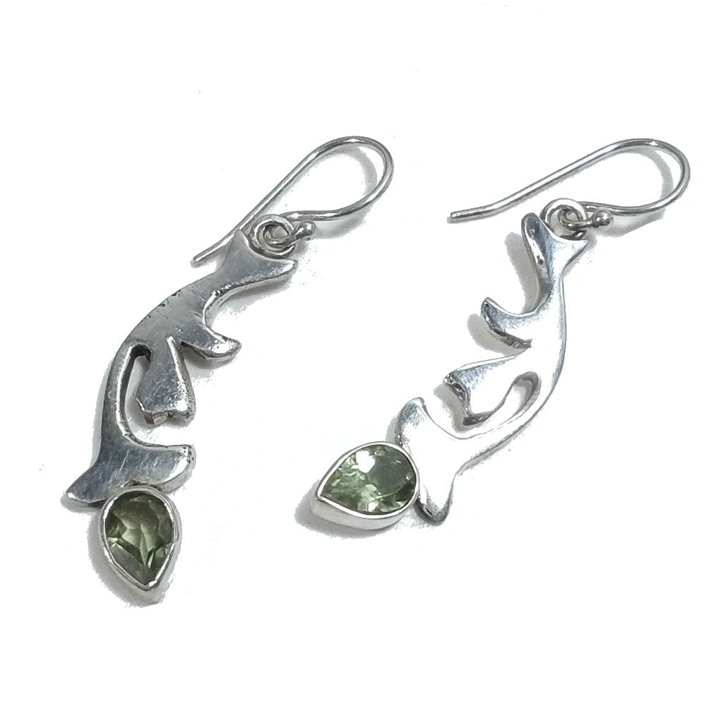 ORECCHINI Argento 925 ORECCHINI artigianali Peridoto | orecchini etnici