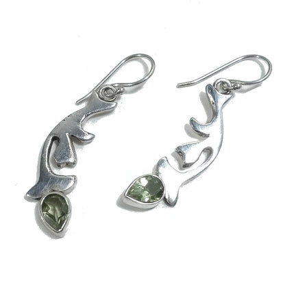 ORECCHINI Argento 925 ORECCHINI artigianali Peridoto | orecchini etnici