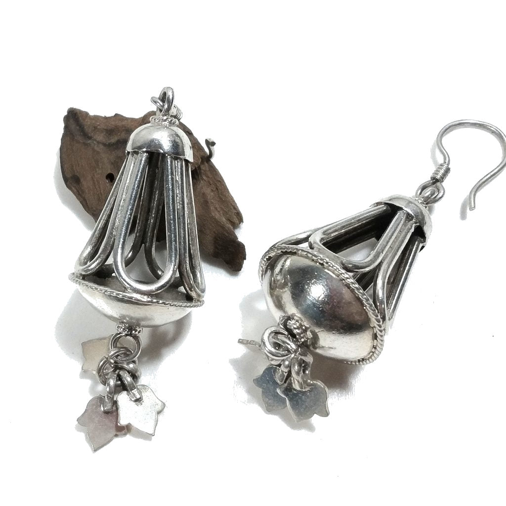 Orecchini etnici in argento 925 filigrana - GHOGHRI